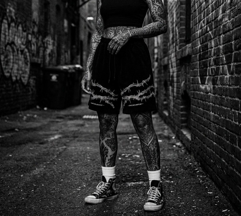 Barbed Wire Shorts gallery 4