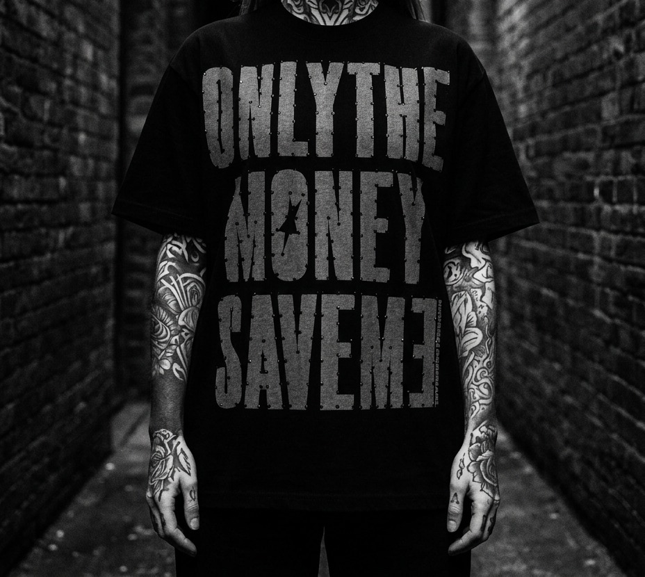 Only The Money Save Me Tee gallery 4