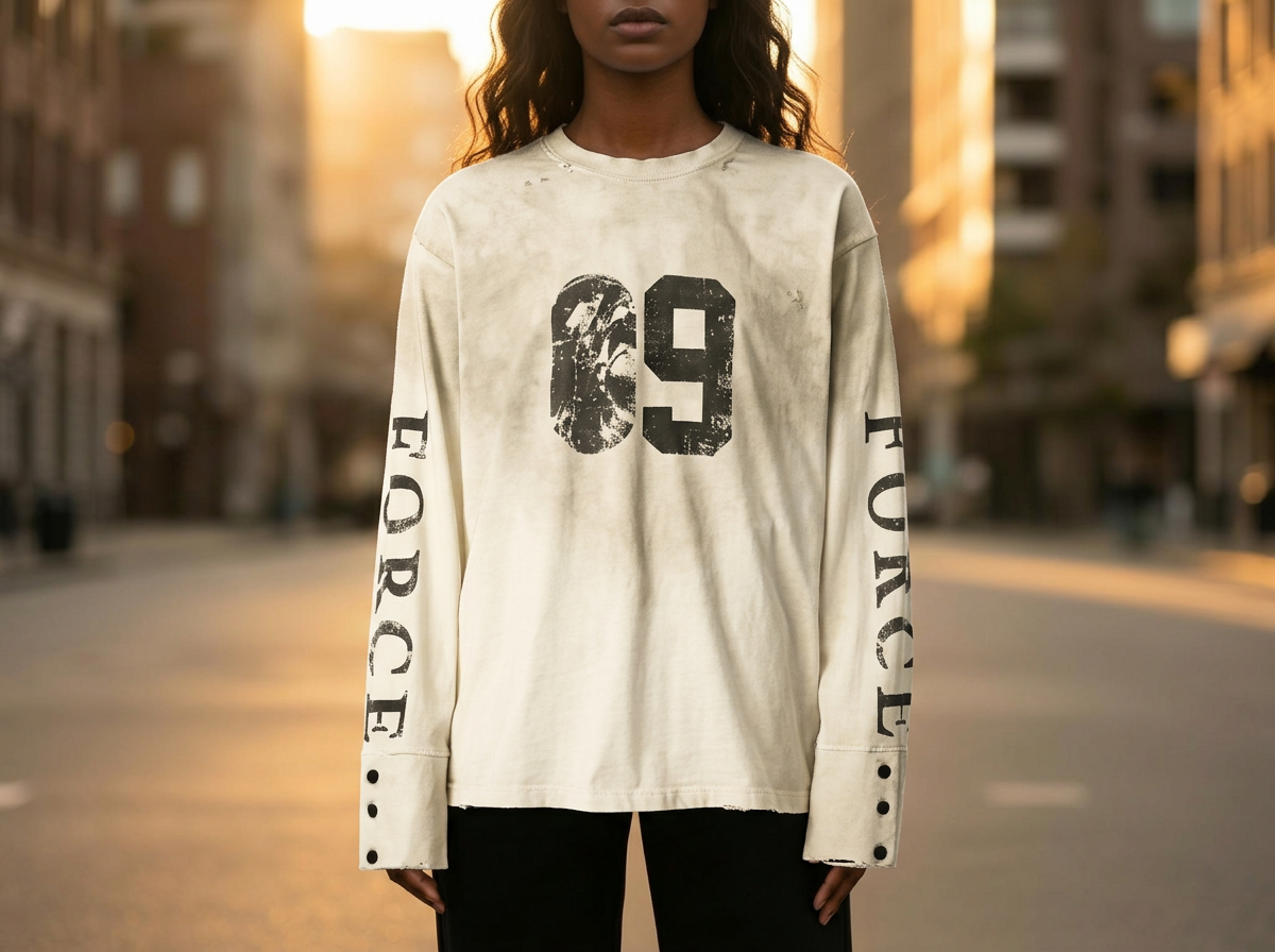 69 Force Distressed Long Sleeve gallery 3